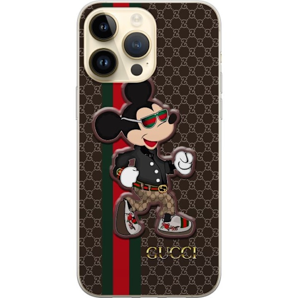 Apple iPhone 15 Pro Max Läpinäkyvä kuori CC Happy Mouse