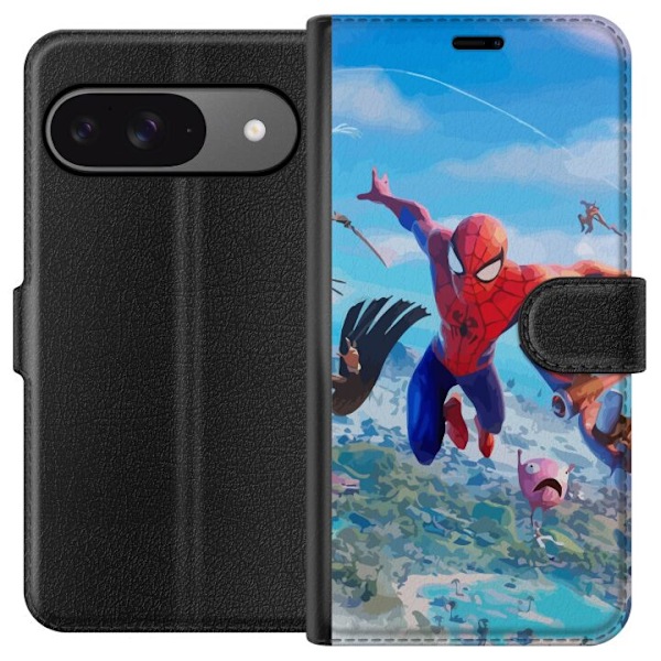 Google Pixel 9 Lommeboketui Fortnite Spiderman