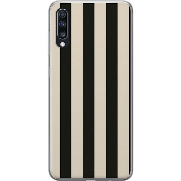 Samsung Galaxy A70 Genomskinligt Skal Line Flow
