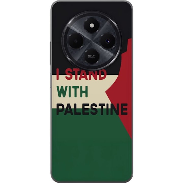 Xiaomi Redmi A4 Genomskinligt Skal Stand with Palestine – solidaritetsdesign med starkt budskap