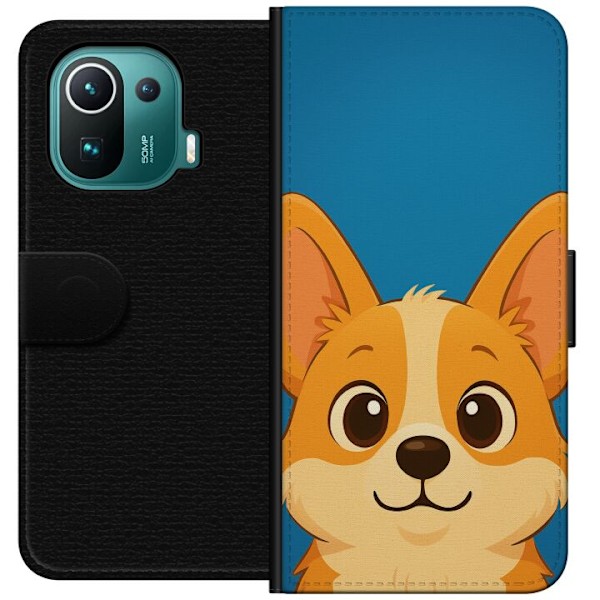 Xiaomi Mi 11 Pro Lompakkokotelo Hello Corgi