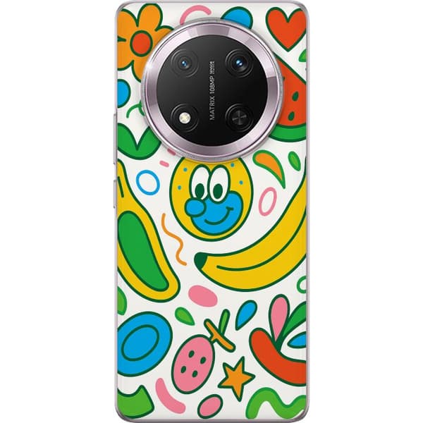 Kompatibel Mobilcover til Honor Magic7 Lite Sommerfugle Slør