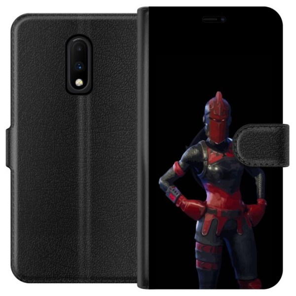 OnePlus 7 Plånboksfodral Fortnite - Red Knight