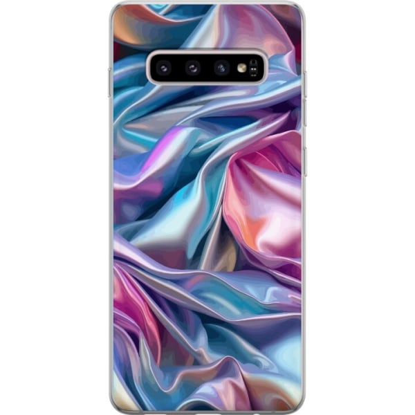 Samsung Galaxy S10+ Läpinäkyvä kuori Hohtava silkki