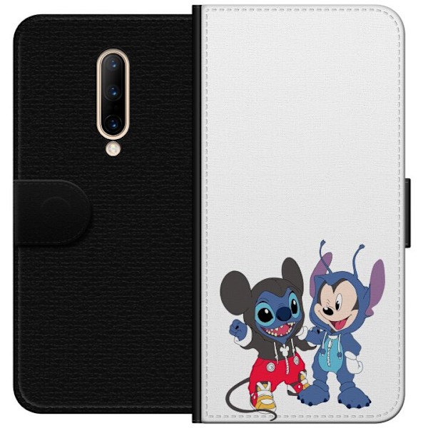 OnePlus 7 Pro Tegnebogsetui Stitch Mickey Mouse