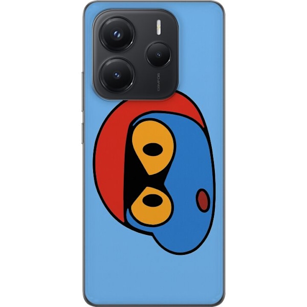 Xiaomi Redmi Note 14 Läpinäkyvä kuori Bold Bot Head