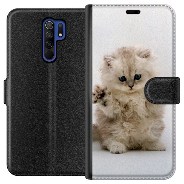 Xiaomi Redmi 9 Lompakkokotelo Kissa