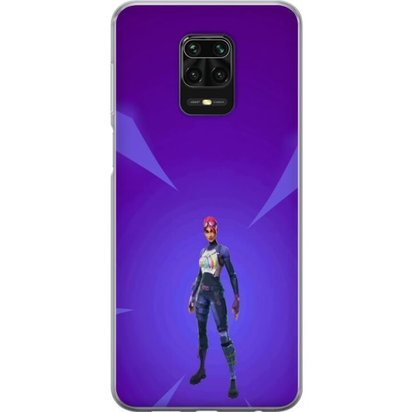 Xiaomi Redmi Note 9S Gjennomsiktig deksel Fortnite - Brite Bom