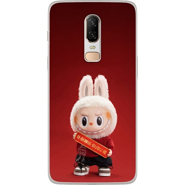 OnePlus 6 Läpinäkyvä kuori Pop Mart The Monsters Labubu Onn