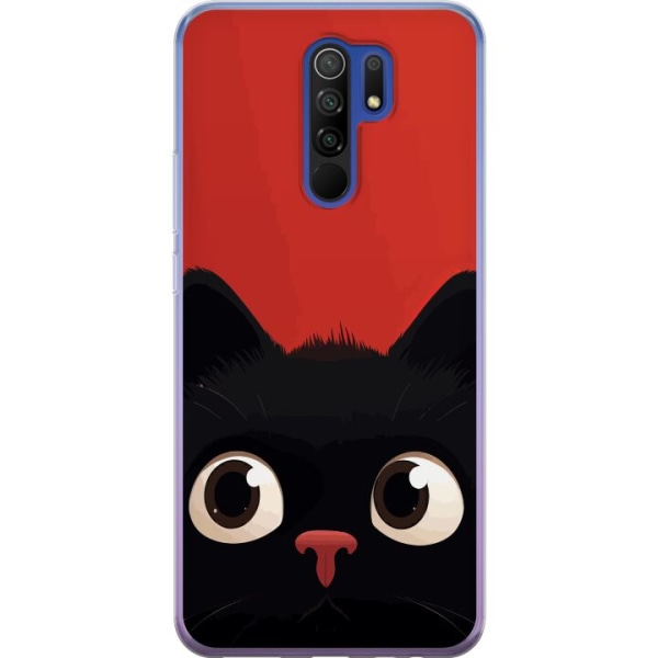 Xiaomi Redmi 9 Gennemsigtig cover Livlig Kat