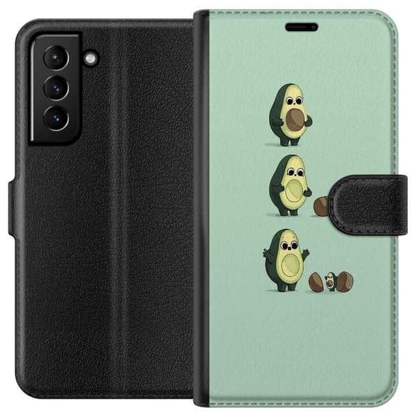 Kompatibel Tegnebogsetui til Samsung Galaxy S21+ 5G Avocado