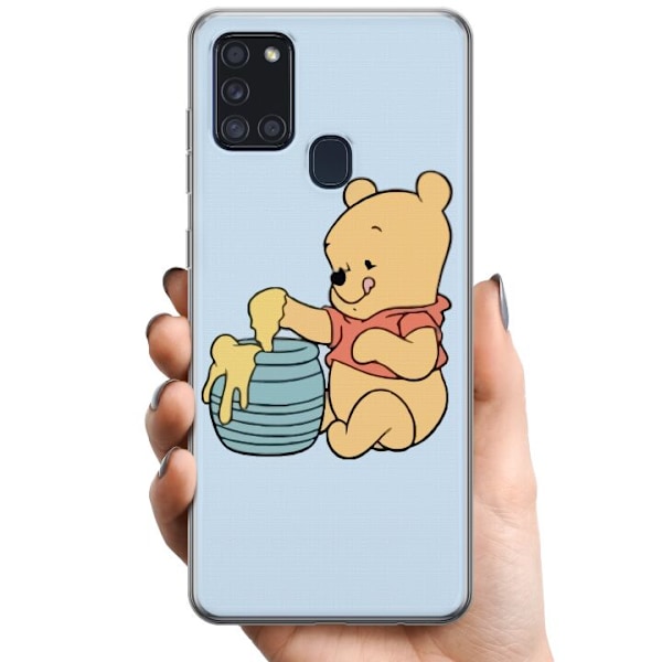 Samsung Galaxy A21s TPU Matkapuhelimen kuori Nalle Puh