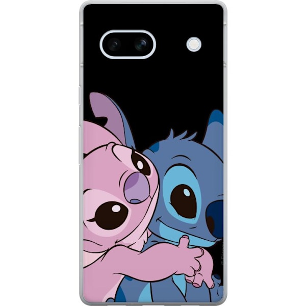 Google Pixel 7a Gjennomsiktig deksel Lilo & Stitch