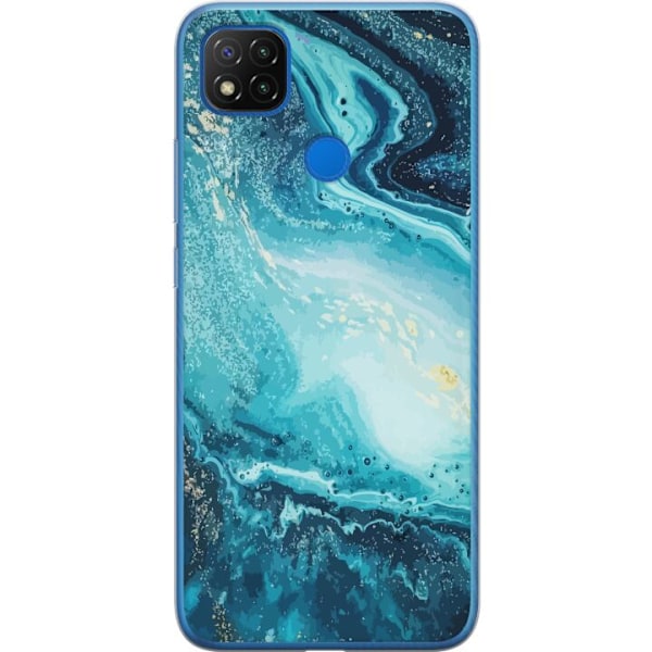 Xiaomi Redmi 9C Genomskinligt Skal Konstmönster