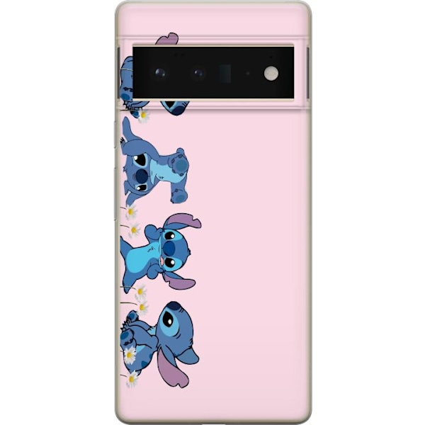 Google Pixel 6 Pro Läpinäkyvä kuori  Stitch Nauru & Leikki