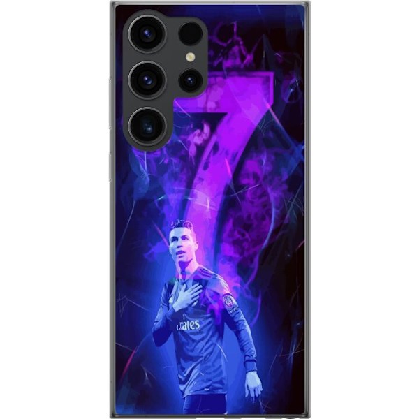 Samsung Galaxy S24 Ultra Läpinäkyvä kuori Ronaldo 7 - Jalka