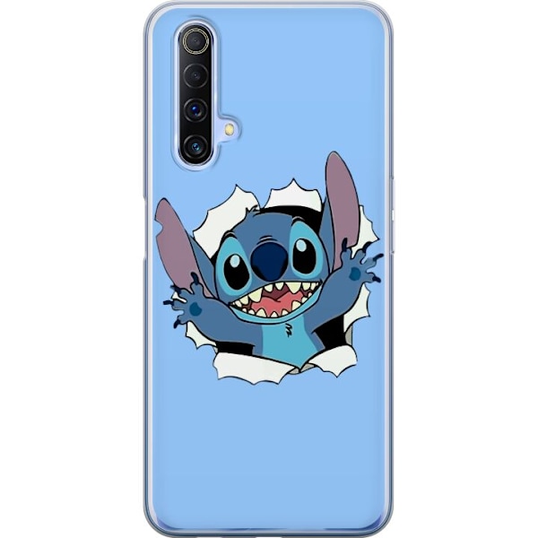 Realme X50 5G Genomskinligt Skal Stitch heeej