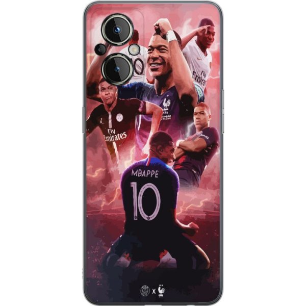 OnePlus Nord N20 5G Läpinäkyvä kuori Kylian Mbappé