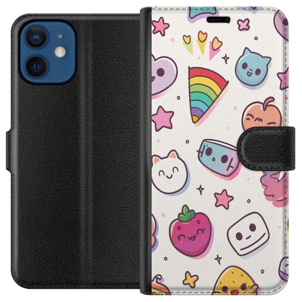 Kompatibelt Plånboksfodral till Apple iPhone 12 mini Sötnosar