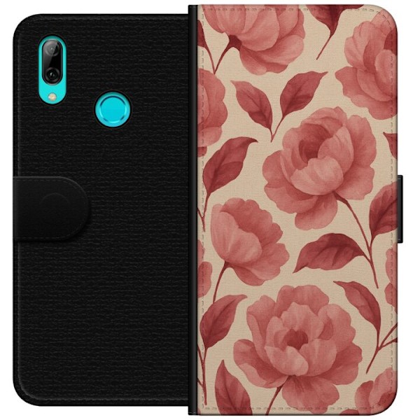 Huawei P smart 2019 Plånboksfodral Rose Bloom