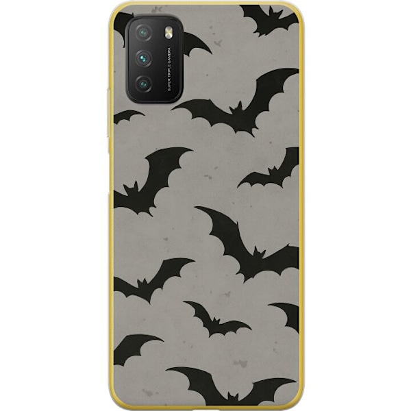 Xiaomi Poco M3  Gennemsigtig cover Flutterprint