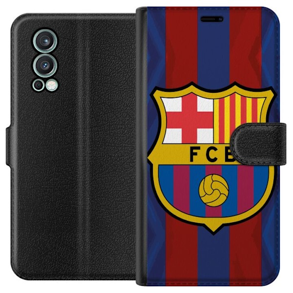 OnePlus Nord 2 5G Lommeboketui FCB Barcelona