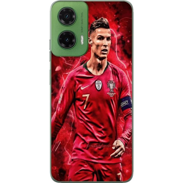 Motorola Moto G35 Gennemsigtig cover Ronaldo Færdigheder - CR