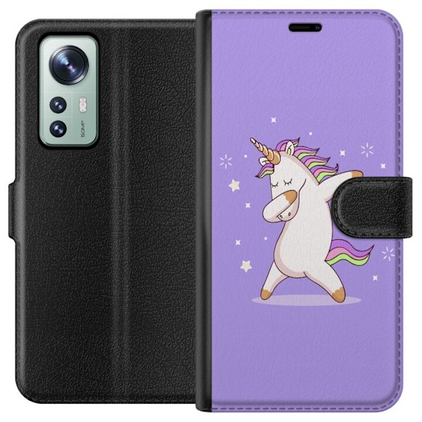 Xiaomi 12 Plånboksfodral Unicorn Dab