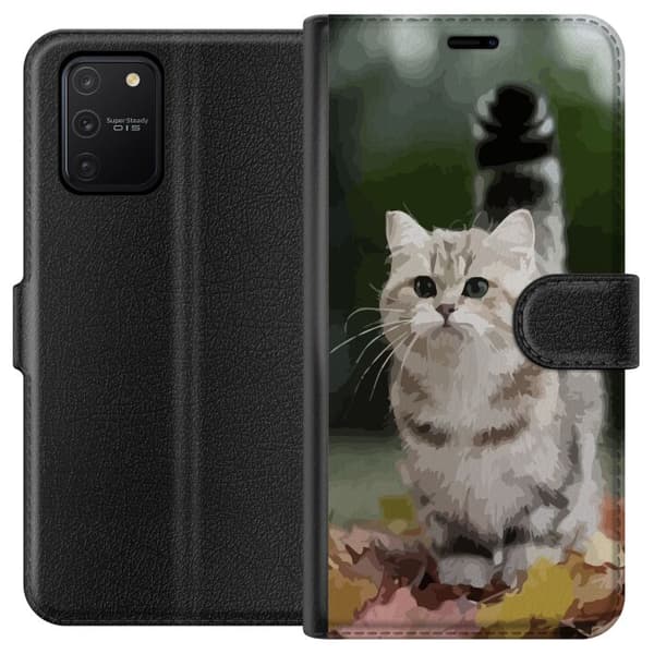 Yhteensopiva Lompakkokotelo Samsung Galaxy S10 Lite Kissa