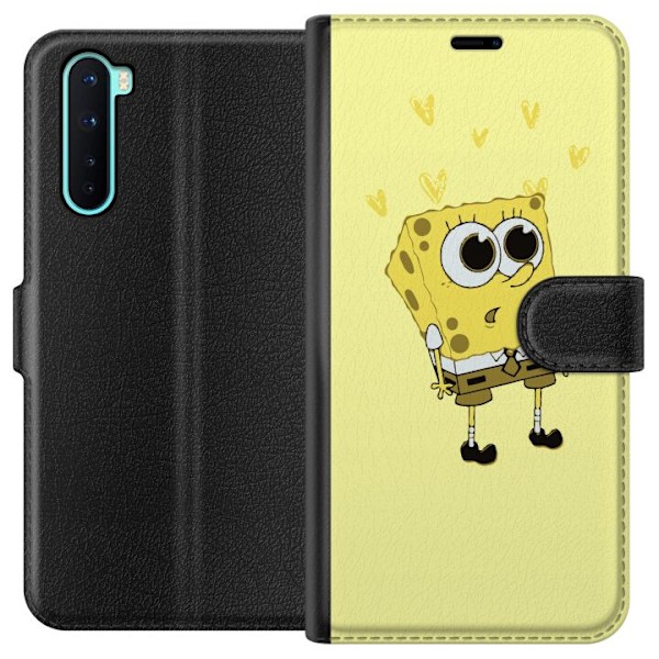 OnePlus Nord Lommeboketui Svampebob Firkant