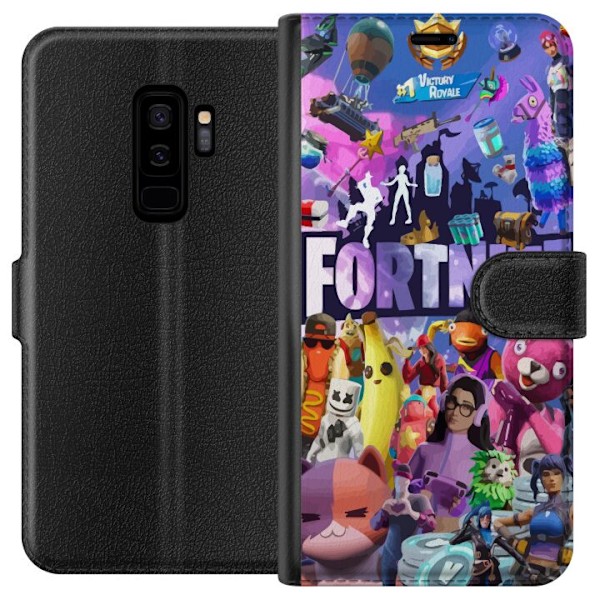 Samsung Galaxy S9+ Plånboksfodral Fortnite Skins Emotes Battl