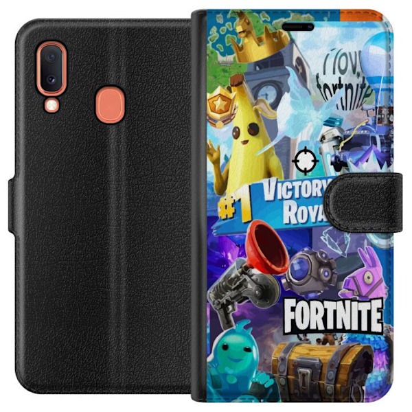 Samsung Galaxy A20e Lompakkokotelo Fortnite