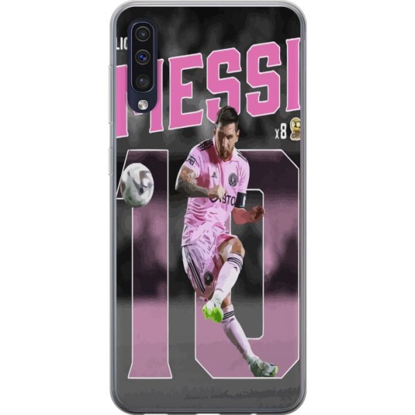 Samsung Galaxy A50 Gennemsigtig cover Lionel Messi