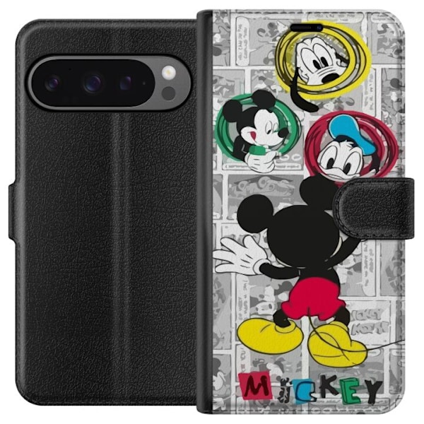 Google Pixel 9 Pro XL Tegnebogsetui Mickey Mouse