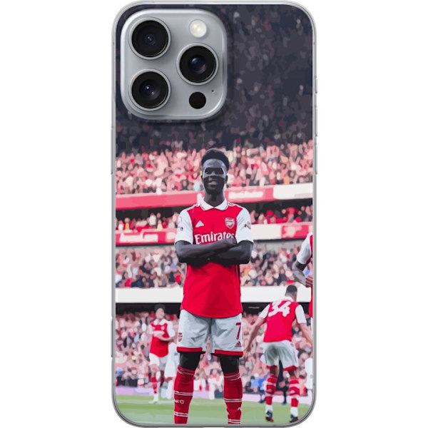 Apple iPhone 16 Pro Max Genomskinligt Skal Bukayo Saka