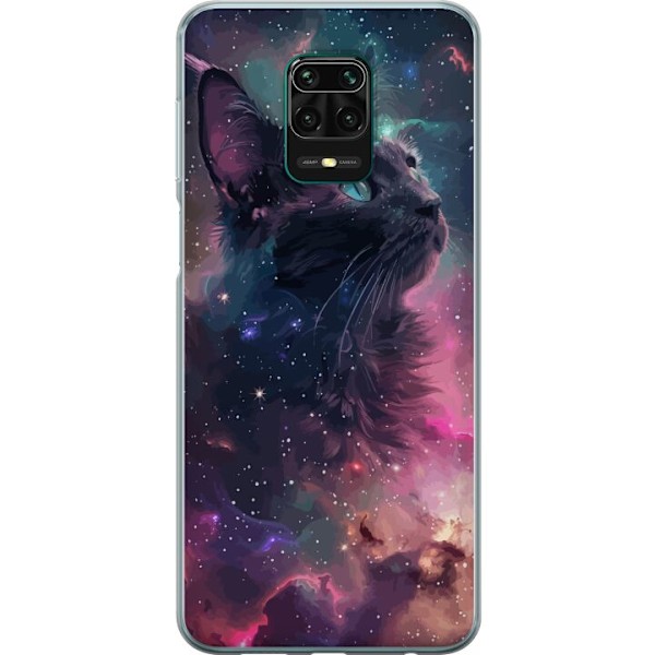 Xiaomi Redmi Note 9 Pro Gjennomsiktig deksel Katten i Galaksen