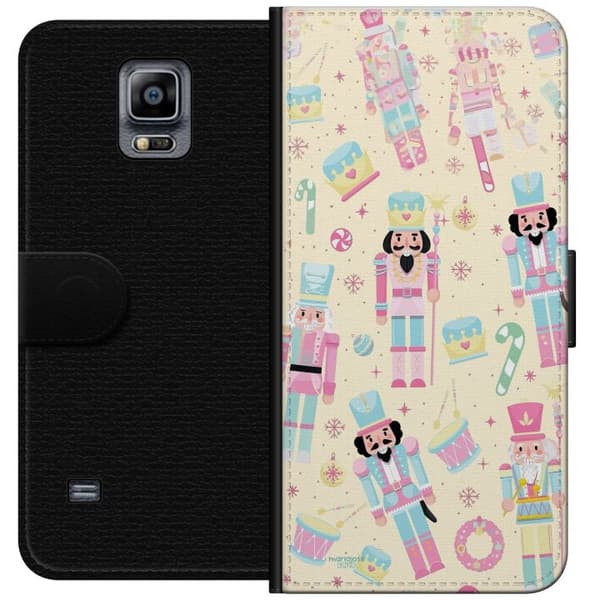 Kompatibel Tegnebogsetui til Samsung Galaxy Note 4 Jul pink