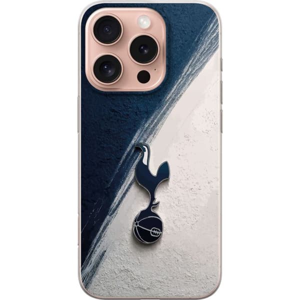 Kompatibelt Mobildeksel til Apple iPhone 16 Pro Tottenham Hotspur-emblemet i minimalistisk mørk design blå