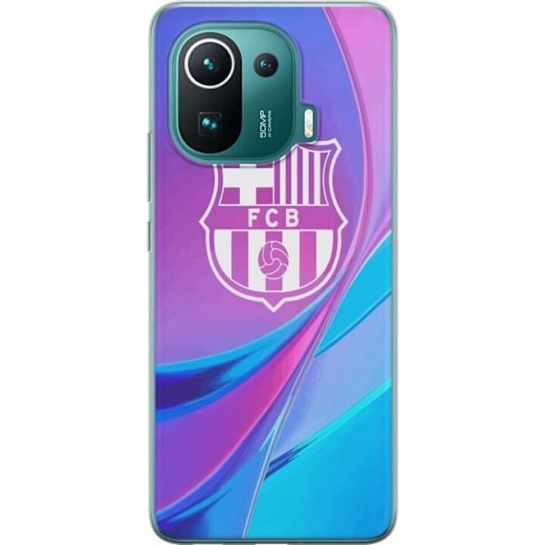 Xiaomi Mi 11 Pro Läpinäkyvä kuori FC Barcelona