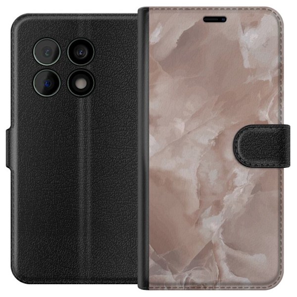 OnePlus 10 Pro Lommeboketui Marmor Rosa