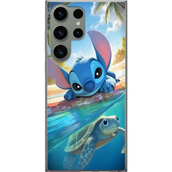 Samsung Galaxy S23 Ultra Gennemsigtig cover Stitch med skildpa