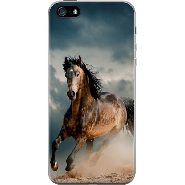 Apple iPhone 5 Läpinäkyvä kuori Hevonen