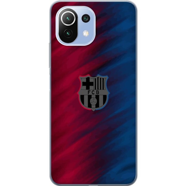 Xiaomi 11 Lite 5G NE Läpinäkyvä kuori FC Barcelona