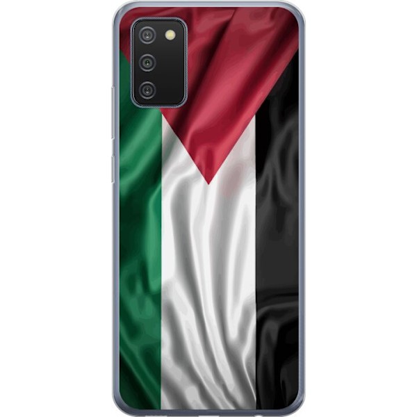 Samsung Galaxy A02s Gennemsigtig cover Palestinaflaget – iko