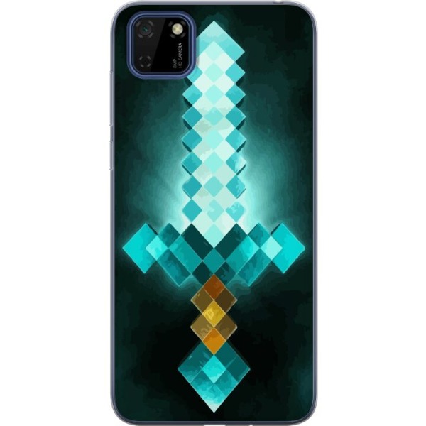 Huawei Y5p Gennemsigtig cover Minecraft sværd