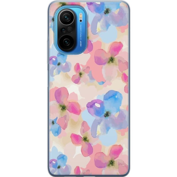 Xiaomi Poco F3 Gennemsigtig cover Blomsterlykke