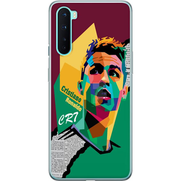 OnePlus Nord Läpinäkyvä kuori Ronaldo