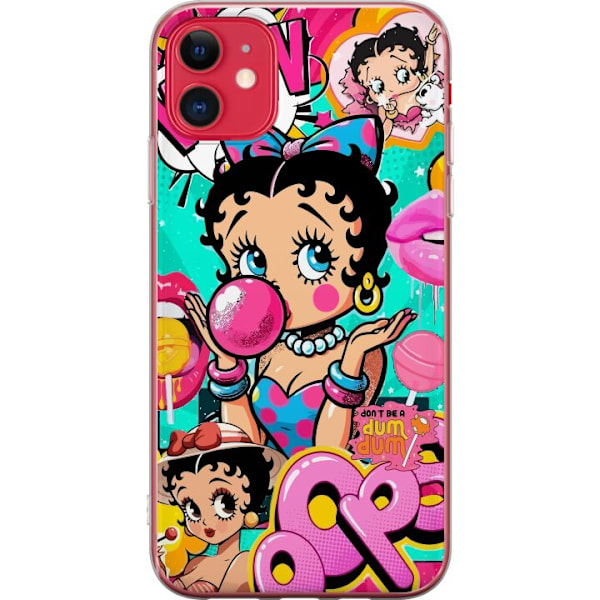 Apple iPhone 11 Läpinäkyvä kuori Betty Boop