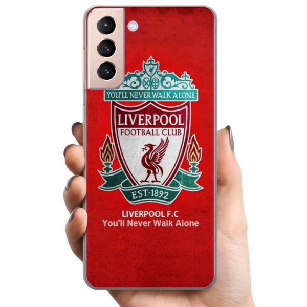 Samsung Galaxy S21 TPU Matkapuhelimen kuori Liverpool YNWA