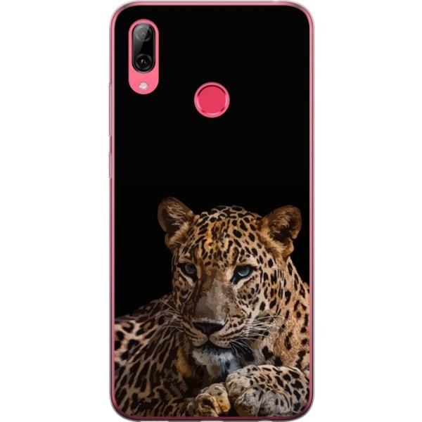 Huawei Y7 (2019) Gjennomsiktig deksel Leopard